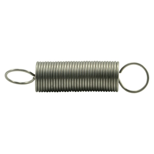 Midwest Fastener 3/4" x 0.062" x 3-1/2" 18-8 Stainless Steel Extension Springs 3PK 38841